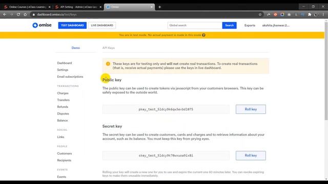 Omise Payment Gateway API Key | eClass Learning Management System смотреть онлайн