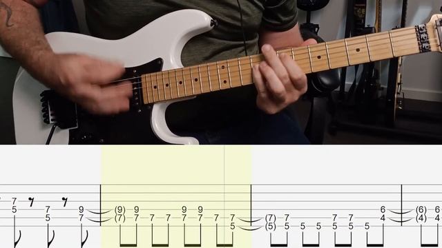 Iron Maiden - Murders In The Rue Morgue - FULL Guitar Tutorial (with tabs) смотреть онлайн
