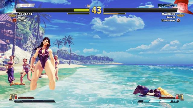 Street Fighter V ChunLi(LUKE) VS Kolin Mod Kolin Black Latex, ChunLi Battle Swimwear oil смотреть онлайн