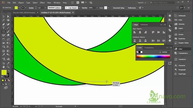 How to Draw the Impossible Circle Как рисовать невозможный круг Adobe Illustrator Курс ? Урок 31 смотреть онлайн
