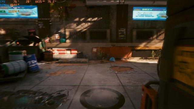 Cyberpunk 2077 on MSI Titan (GT77HX 13VI) in game Benchmark смотреть онлайн