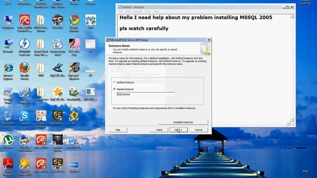 Problem installing MSSQL 2005 смотреть онлайн