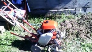 Запуск мотокультиватора "Крот" после доработки зажигания (часть1)