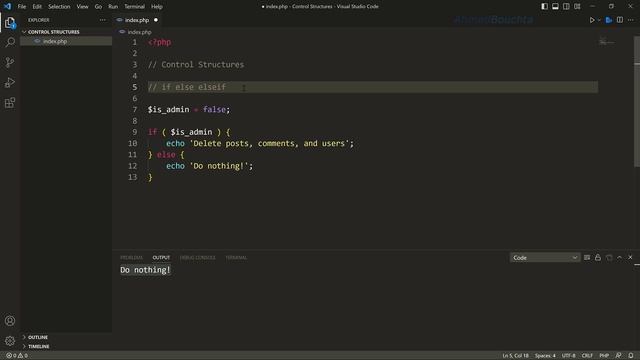 16. العبارات الشرطية if else و else if في PHP смотреть онлайн