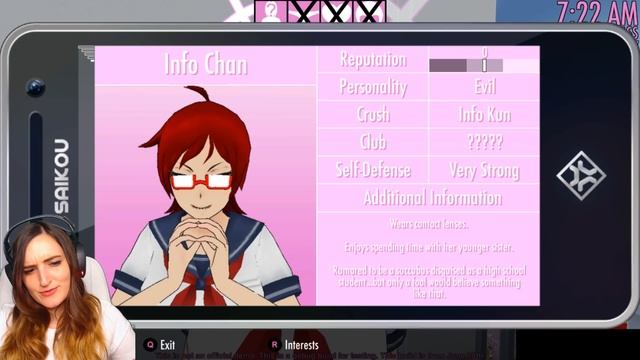 INFO CHAN SIMULATOR | Yandere Simulator (Info Mod)