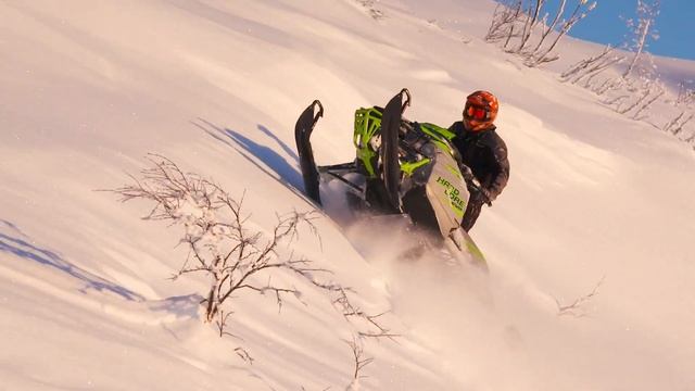 Pro Watercross Rider Peter Eliasson Sledding With His Arctic Cat Hardcore Evo 153 2018