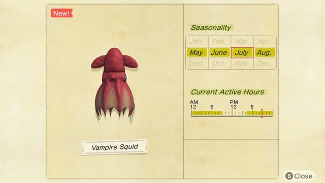 How to Catch VAMPIRE SQUID in Animal Crossing New Horizons? смотреть онлайн
