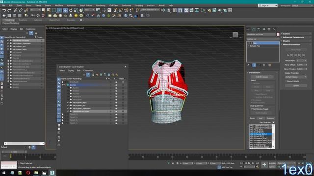 3Ds Max. Основы работы над моделями Скайрима. Часть 2 - броня. Часть 2.2 - моделирование нашлёпки. смотреть онлайн