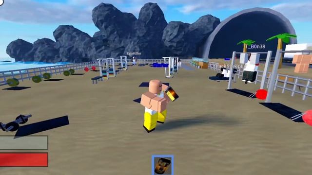 I became a PRO lifter in OLYMPIA (Roblox) смотреть онлайн