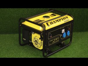 Видеоинструкция Champion: Бензиновый генератор из коробки, комплектность, подготовка, запуск