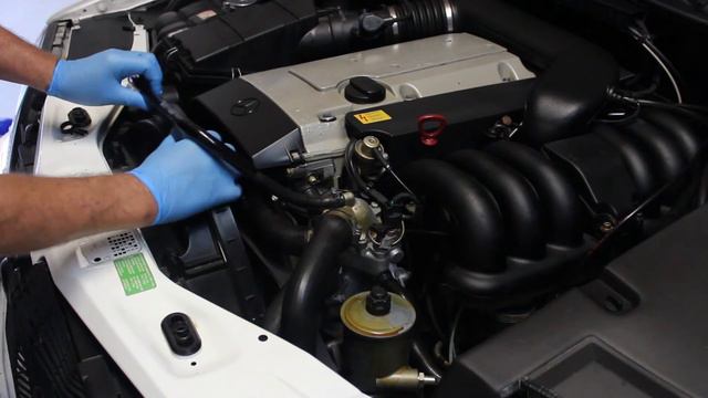 Mercedes Benz M104 Serpentine Belt Replacement (W140) смотреть онлайн