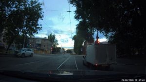 Раннее утро в Саратове. Поездка по улицам г. Саратов 29 августа 2020 г.