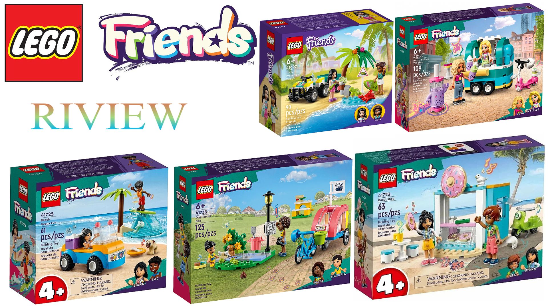 Lego FRIENDS 41697, 41723, 41725, 41733, 41738, COLLECT LEGO