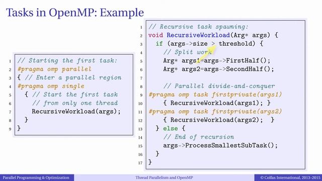 Episode 4.6 - Fork-Join Model. OpenMP Tasks смотреть онлайн