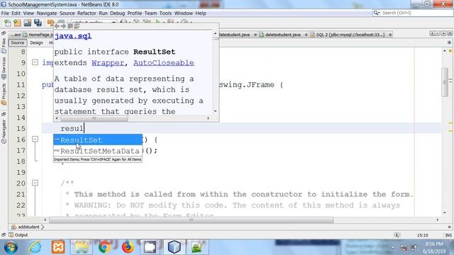 JAVA Netbeans in Hindi #50 | School Management Project Part 10 смотреть онлайн
