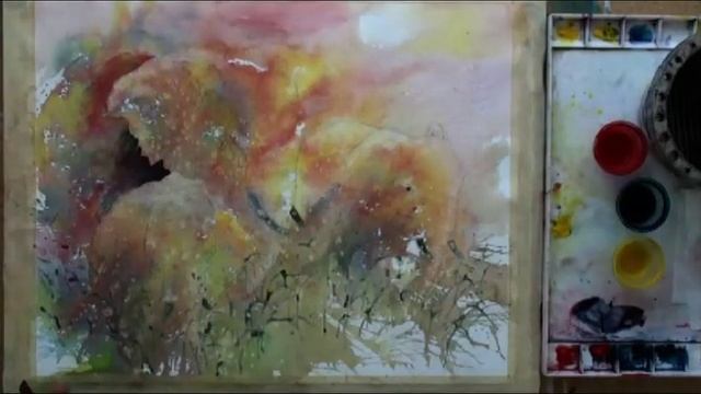 Preview | Watercolor with Lian Quan Zhen: Elephants смотреть онлайн