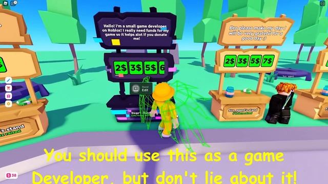 Best Booth Text Ideas in PLS DONATE! Roblox смотреть онлайн