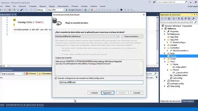 04- Curso MVC 5 C# .NET, app. desde cero, Creando modelos automáticamente смотреть онлайн