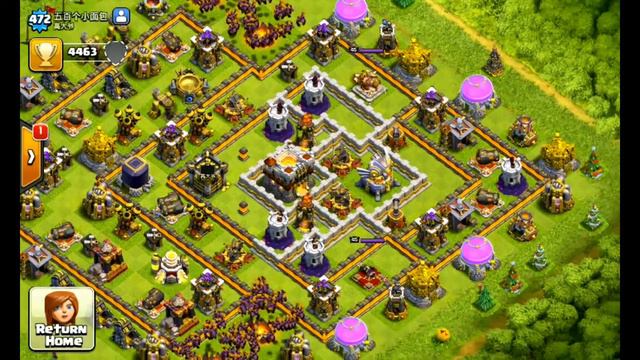 OMG! 472 Experiance level of Th 11 player in CLASH OF CLANS || FLASH GAMING || смотреть онлайн
