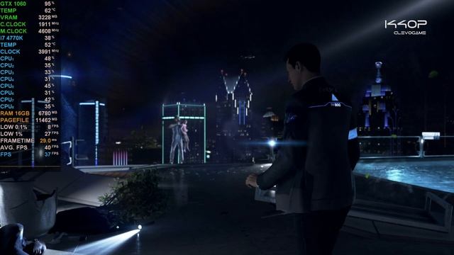 DETROIT BECOME HUMAN - GTX 1060 6GB | 1080p - 1440p - 2160p | FPS TEST | СlevoGame смотреть онлайн