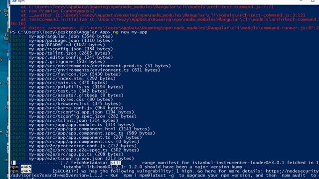 My First Angular 6 App using node.js and powershell vs code Beginner Tutorial смотреть онлайн