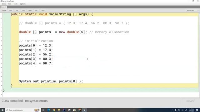 CSA 050: Building Your First Java Array смотреть онлайн