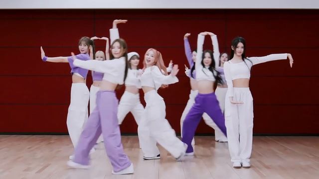 NiziU - 'HEARTRIS' Dance Practice Mirrored [4K]