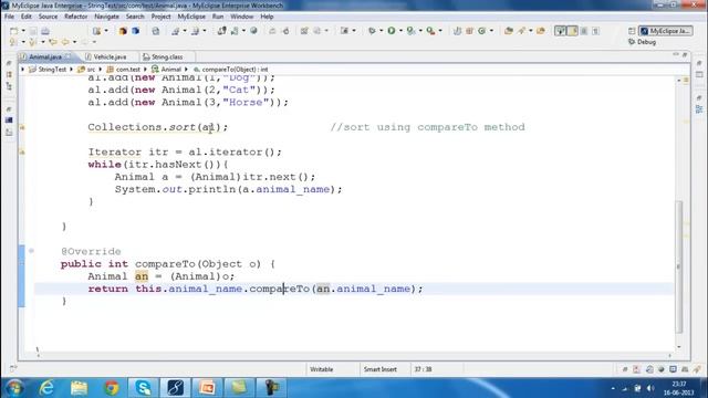 Difference between comparable and comparator interface in java смотреть онлайн
