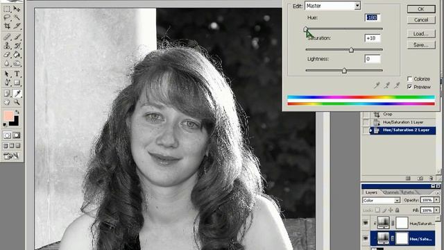 3 13 Перевод в оттенки серого имитацией фотоплёнки и фильтров CS2 смотреть онлайн