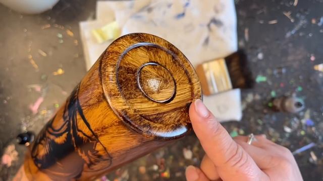 53rd Vlog of a Tumbler Maker | Let’s make an inlay wood look tumbler смотреть онлайн