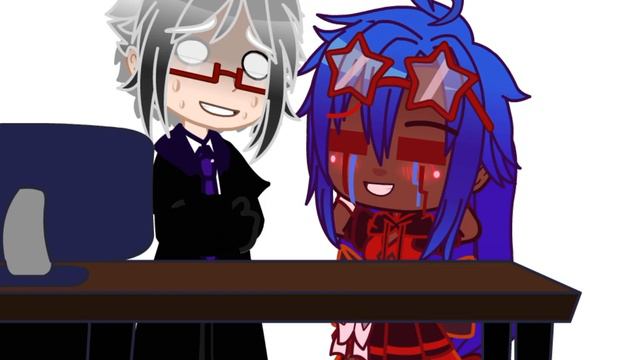 Xx and Gaster talk||underxx||gacha club||undertale related||skit смотреть онлайн