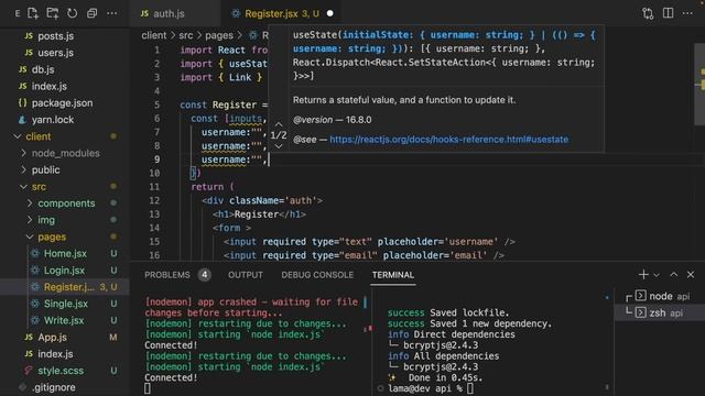 React Node.js MySQL Full Stack Blog App Tutorial смотреть онлайн