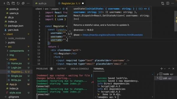 React Node.js MySQL Full Stack Blog App Tutorial