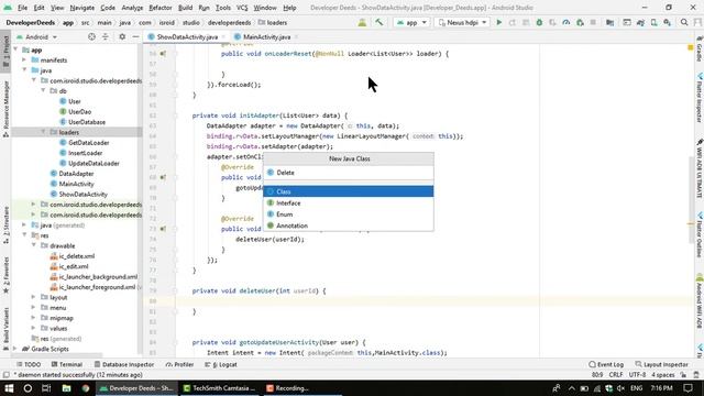 SQLite database with Room Part 4 | Delete Data | Android Studio смотреть онлайн