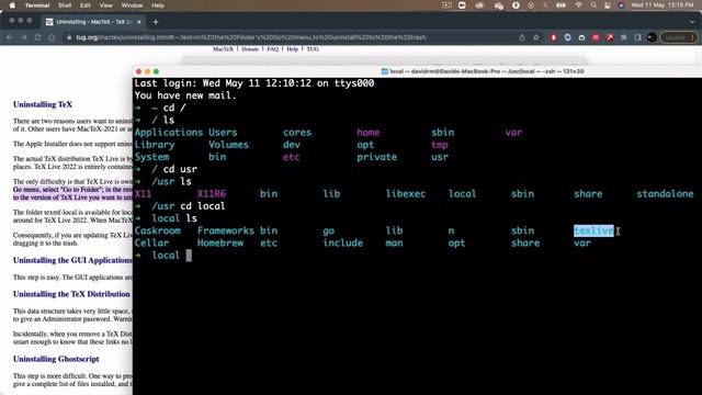 How to uninstall/remove latex in Mac and upgrade to the latest? смотреть онлайн