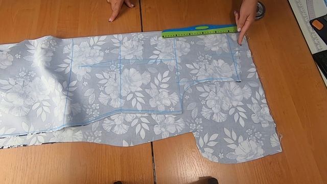 Выкройка основа платья на любой размер строим сразу на ткани.mp4 смотреть онлайн