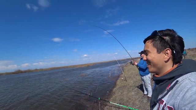 Рыбалка Весной! Сабынды! Зачетный язь! Казахстан! смотреть онлайн