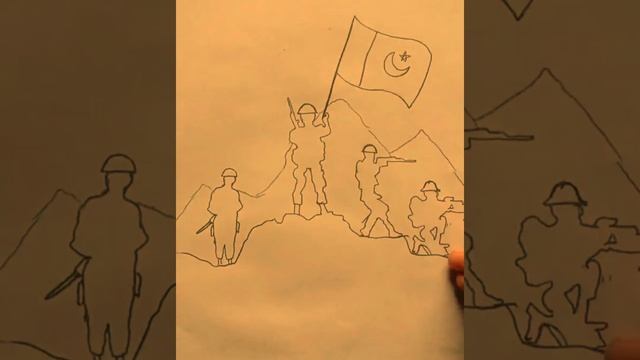Defence day drawing || 6 September drawing || Defence day poster || Defence Day 2023 смотреть онлайн