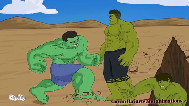 HULK Vs HULK Vs HULK (Full Part) Hulk Verse / Flipaclip Animation
