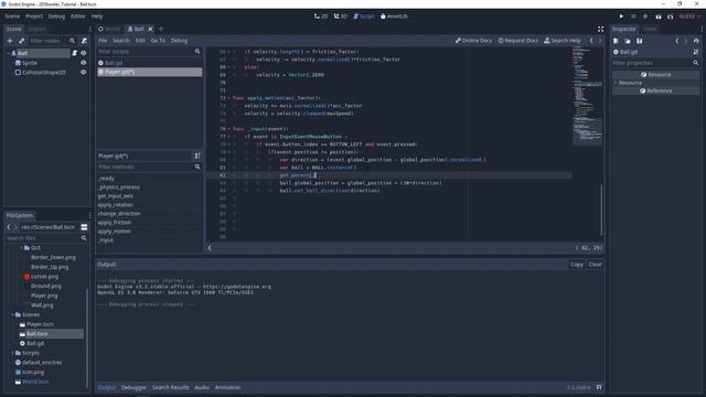 Making a 2D shooter game in Godot Engine : Part 3 (Shooting projectiles) смотреть онлайн