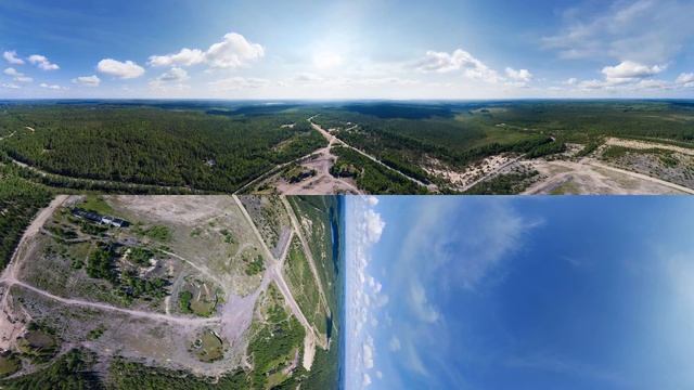 Заброшенный аэродром Вещево. Аэропанорама 360. смотреть онлайн