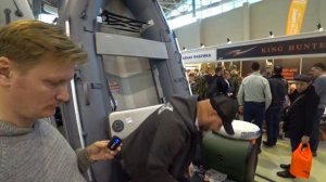 Надувное дно высокого давления НДВД  X River (х ривер) на выставке Охота и рыболовство на Руси 2020