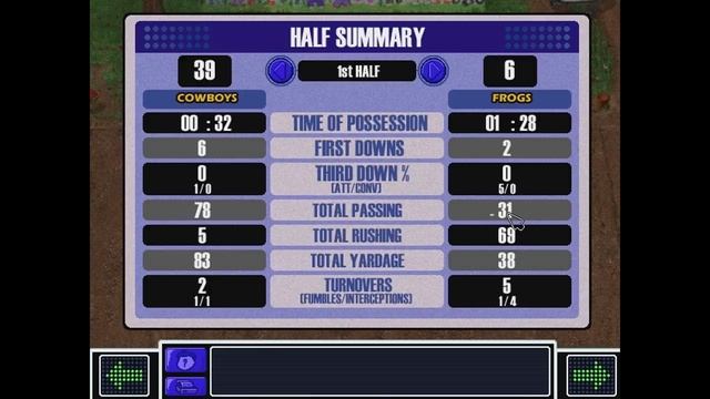 Dallas Cowboys VS. Pretty Frogs | Backyard Football 2002 Game 8 смотреть онлайн