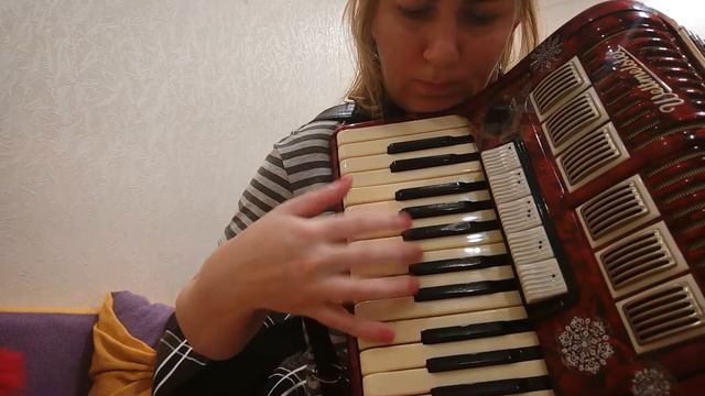 Парижская музыка на аккордеоне- Pardonne moi !Разбор