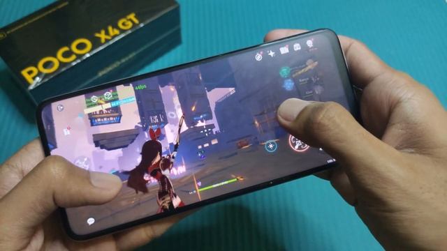 Genshin Impact in Xiaomi POCO X4 GT (Hand Cam) смотреть онлайн