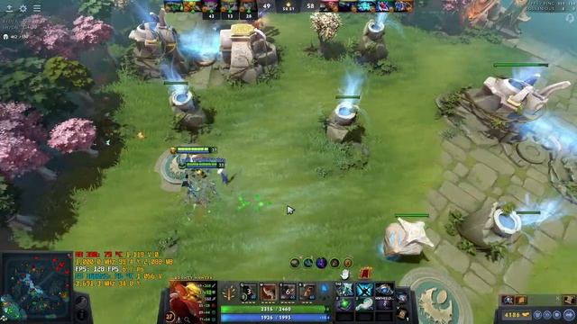 DOTA2 Gaming on Intel X99 - Xeon E5 1660 / 1680 v3 - AMD R9 390 vBIOS mod - Tenser Plays смотреть онлайн
