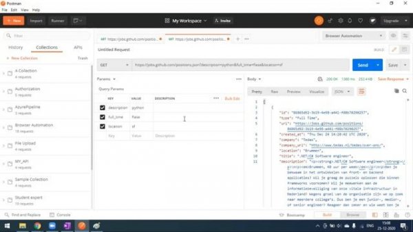 POSTMAN - Query Parameters