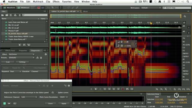 Adobe Audition - Change Pitch смотреть онлайн