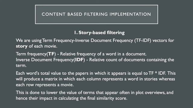 Movie Recommendation System Project Presentation смотреть онлайн