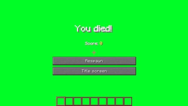 Майнкрафт скрин смерти/Minecraft death screen. смотреть онлайн